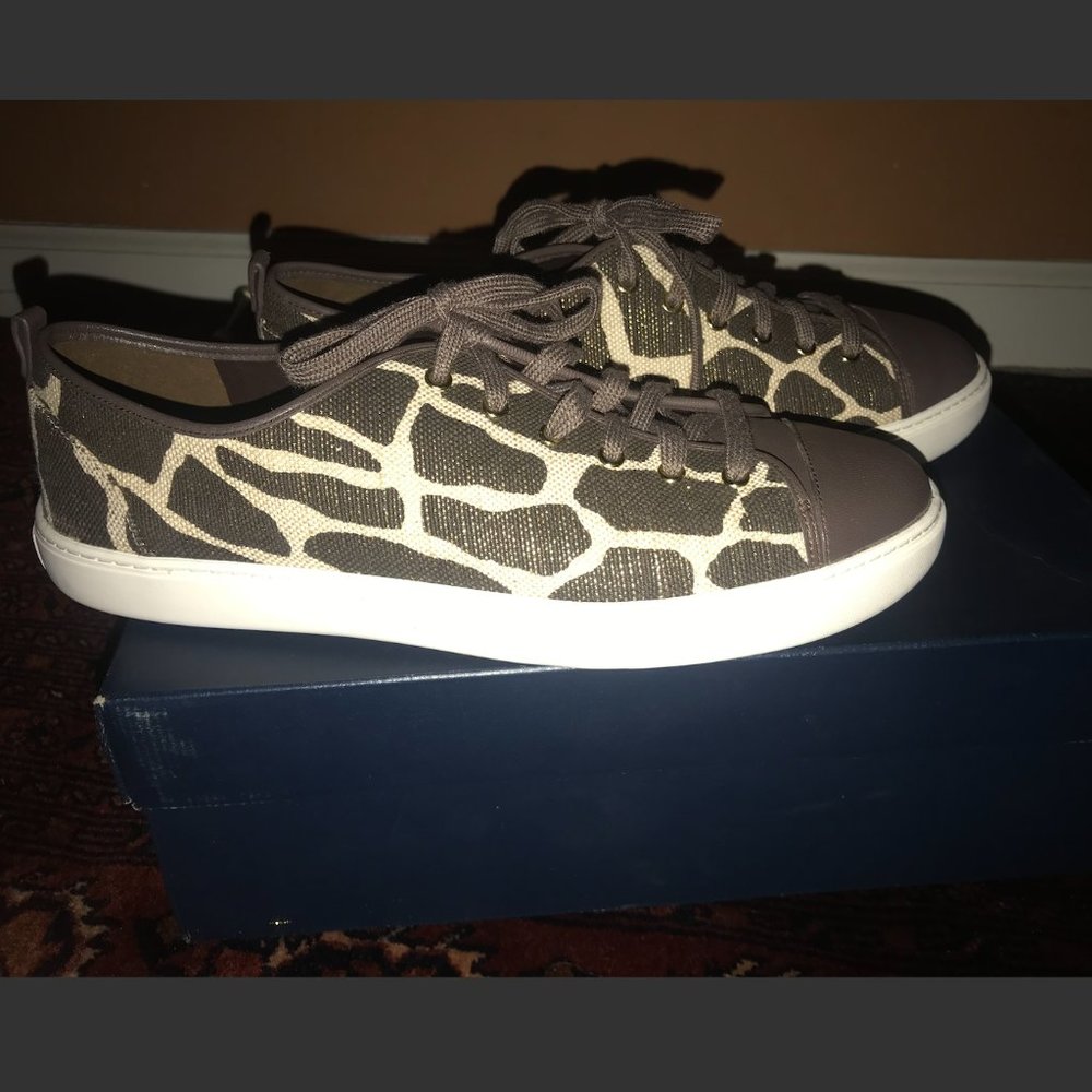 NEW Cole Haan Brown Printed Sneakers